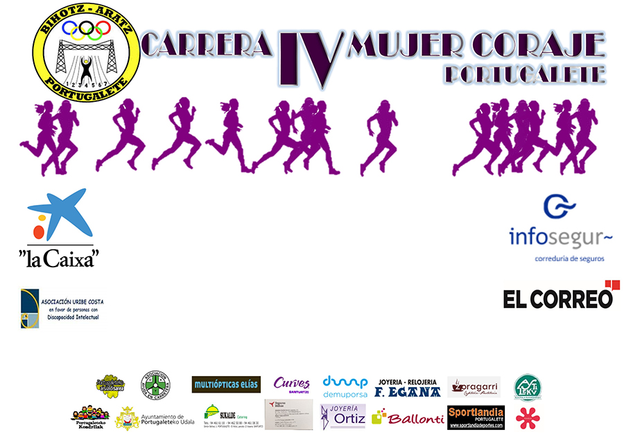 Dorsal para la IV Edición de la carrera mujer coraje